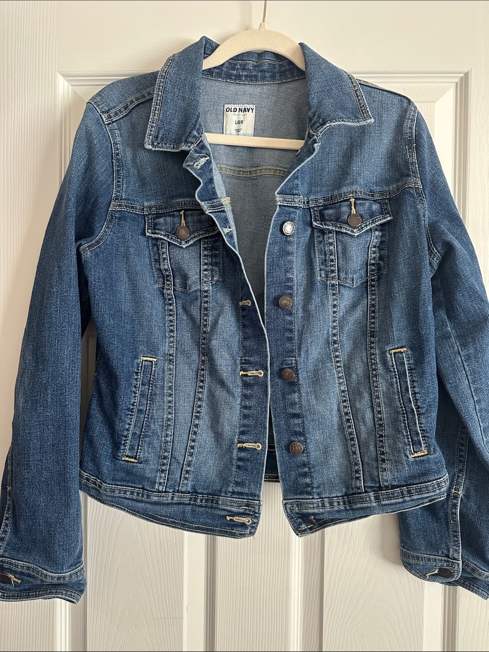 Old Navy Classic Medium Blue Denim Jacket